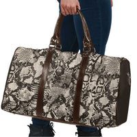 Wild Animal Skins Travel Bag Snake and Crocodile Mix Skin - Wonder Print Shop