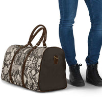 Wild Animal Skins Travel Bag Snake and Crocodile Mix Skin - Wonder Print Shop