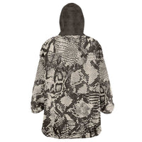 Wild Animal Skins Wearable Blanket Hoodie Snake and Crocodile Mix Skin - Wonder Print Shop