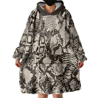 Wild Animal Skins Wearable Blanket Hoodie Snake and Crocodile Mix Skin - Wonder Print Shop