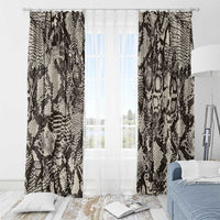 Wild Animal Skins Window Curtain Snake and Crocodile Mix Skin - Wonder Print Shop