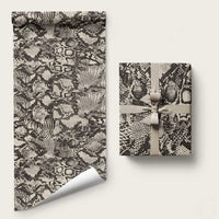 African Wild Animal Skins Wrapping Paper Snake and Crocodile Mix Skin - Wonder Print Shop