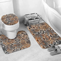 Wild Animal Skins Bathroom Set Vintage Snake Skin Pattern - Wonder Print Shop