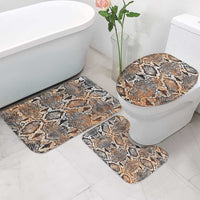 Wild Animal Skins Bathroom Set Vintage Snake Skin Pattern - Wonder Print Shop