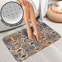 Wild Animal Skins Bathroom Set Vintage Snake Skin Pattern - Wonder Print Shop