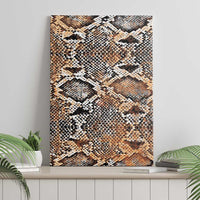 Wild Animal Skins Canvas Wall Art Vintage Snake Skin Pattern - Wonder Print Shop
