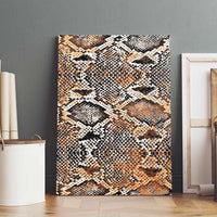 Wild Animal Skins Canvas Wall Art Vintage Snake Skin Pattern - Wonder Print Shop