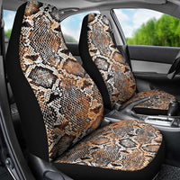 Wild Animal Skins Car Seat Cover Vintage Snake Skin Pattern - Wonder Print Shop