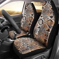 Wild Animal Skins Car Seat Cover Vintage Snake Skin Pattern - Wonder Print Shop