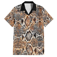 Wild Animal Skins Family Matching Off The Shoulder Long Sleeve Dress and Hawaiian Shirt Vintage Snake Skin Pattern - Wonder Print Shop