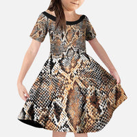 Wild Animal Skins Family Matching Puletasi and Hawaiian Shirt Vintage Snake Skin Pattern - Wonder Print Shop