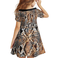 Wild Animal Skins Family Matching Puletasi and Hawaiian Shirt Vintage Snake Skin Pattern - Wonder Print Shop