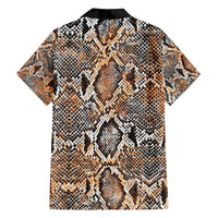 Wild Animal Skins Family Matching Short Sleeve Bodycon Dress and Hawaiian Shirt Vintage Snake Skin Pattern - Wonder Print Shop
