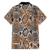 Wild Animal Skins Family Matching Summer Maxi Dress and Hawaiian Shirt Vintage Snake Skin Pattern - Wonder Print Shop