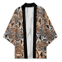 Wild Animal Skins Kimono Vintage Snake Skin Pattern - Wonder Print Shop