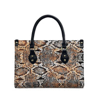 Wild Animal Skins Leather Bag Vintage Snake Skin Pattern - Wonder Print Shop