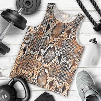 Wild Animal Skins Men Tank Top Vintage Snake Skin Pattern - Wonder Print Shop