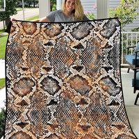 Wild Animal Skins Quilt Vintage Snake Skin Pattern - Wonder Print Shop