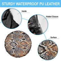 Wild Animal Skins Spare Tire Cover Vintage Snake Skin Pattern - Wonder Print Shop