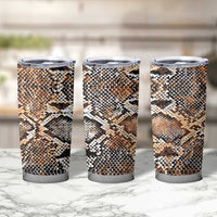 Wild Animal Skins Tumbler Cup Vintage Snake Skin Pattern - Wonder Print Shop