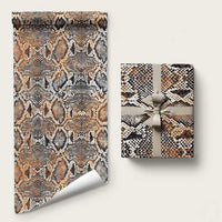 African Wild Animal Skins Wrapping Paper Vintage Snake Skin Pattern - Wonder Print Shop