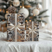 African Wild Animal Skins Wrapping Paper Vintage Snake Skin Pattern - Wonder Print Shop