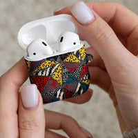 Wild Animal Skins AirPods Case Triangles Pattern Afro Pattern Style - Wonder Print Shop