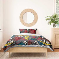 Wild Animal Skins Bedding Set Triangles Pattern Afro Pattern Style - Wonder Print Shop