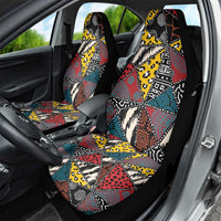 Wild Animal Skins Car Seat Cover Triangles Pattern Afro Pattern Style - Wonder Print Shop