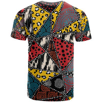 Wild Animal Skins T Shirt Triangles Pattern Afro Pattern Style - Wonder Print Shop