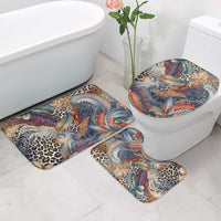 Wild Animal Skins Bathroom Set Unique Leopard Zebra And Snake Patterns - Wonder Print Shop