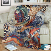 Wild Animal Skins Blanket Unique Leopard Zebra And Snake Patterns - Wonder Print Shop