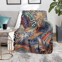 Wild Animal Skins Blanket Unique Leopard Zebra And Snake Patterns - Wonder Print Shop