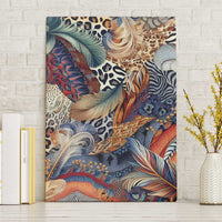 Wild Animal Skins Canvas Wall Art Unique Leopard Zebra And Snake Patterns - Wonder Print Shop