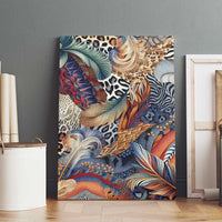 Wild Animal Skins Canvas Wall Art Unique Leopard Zebra And Snake Patterns - Wonder Print Shop