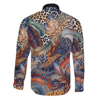 Wild Animal Skins Family Matching Tank Maxi Dress and Hawaiian Shirt Unique Leopard Zebra And Snake Patterns - Wonder Print Shop