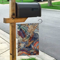 Wild Animal Skins Garden Flag Unique Leopard Zebra And Snake Patterns - Wonder Print Shop