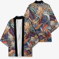 Wild Animal Skins Kimono Unique Leopard Zebra And Snake Patterns - Wonder Print Shop