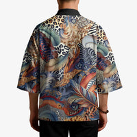Wild Animal Skins Kimono Unique Leopard Zebra And Snake Patterns - Wonder Print Shop