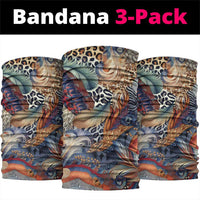 Wild Animal Skins Neck Gaiter Unique Leopard Zebra And Snake Patterns - Wonder Print Shop
