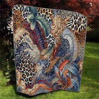 Wild Animal Skins Quilt Unique Leopard Zebra And Snake Patterns - Wonder Print Shop