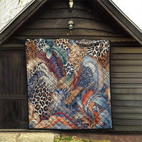 Wild Animal Skins Quilt Unique Leopard Zebra And Snake Patterns - Wonder Print Shop