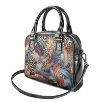 Wild Animal Skins Shoulder Handbag Unique Leopard Zebra And Snake Patterns - Wonder Print Shop