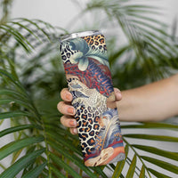 Wild Animal Skins Skinny Tumbler Unique Leopard Zebra And Snake Patterns - Wonder Print Shop