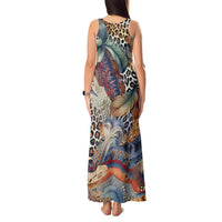 Wild Animal Skins Tank Maxi Dress Unique Leopard Zebra And Snake Patterns - Wonder Print Shop