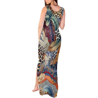 Wild Animal Skins Tank Maxi Dress Unique Leopard Zebra And Snake Patterns - Wonder Print Shop