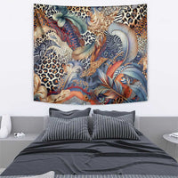 Wild Animal Skins Tapestry Unique Leopard Zebra And Snake Patterns - Wonder Print Shop