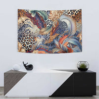 Wild Animal Skins Tapestry Unique Leopard Zebra And Snake Patterns - Wonder Print Shop