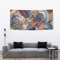 Wild Animal Skins Tapestry Unique Leopard Zebra And Snake Patterns - Wonder Print Shop