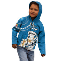 Bula Fiji Kid Hoodie Kava Bowl Tapa Tribal - Wonder Print Shop